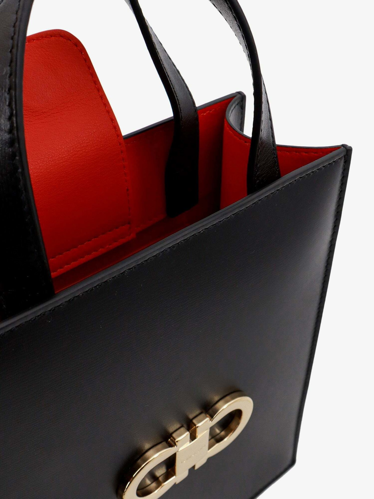【SALVATORE FERRAGAMO】MINI TOTEBAG Ferragamo Mini Tote Bag Black Womens Salvatore Ferragamo