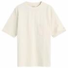 Snow Peak Men's Recycled Cotton Heavy T-Shirt in Oatmeal