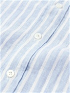 Lardini - Striped Linen Shirt - Blue