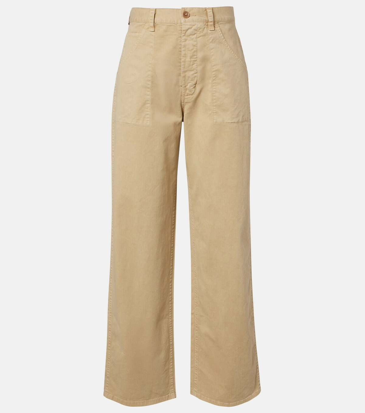 Nili Lotan Whitney cotton wide-leg pants