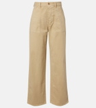 Nili Lotan Whitney cotton wide-leg pants