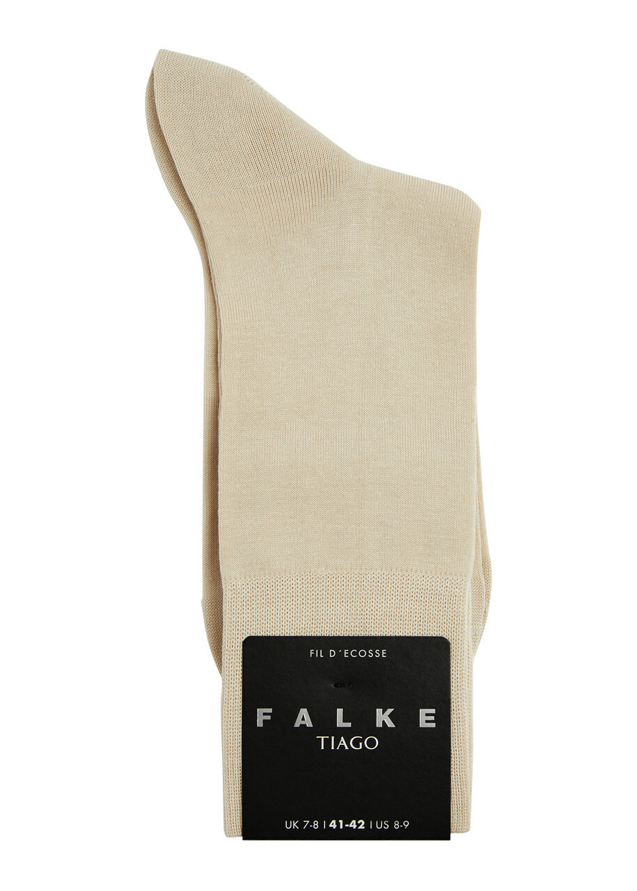 Falke Tiago Cotton-blend Socks Beige