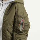 Peachy Den Women's The Penny Flight Jacket in Moss