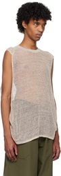 Jan-Jan Van Essche Beige #62 Tank Top