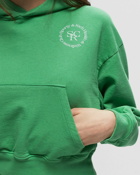 Sporty & Rich Srhwc Cropped Hoodie Green - Womens - Hoodies