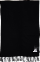 Maison Kitsuné Black Bold Fox Head Scarf