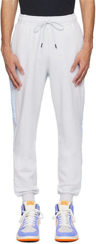 Photo: Nike Jordan Gray Embroidered Sweatpants