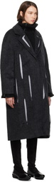 Kiko Kostadinov Gray Bowie Tailored Coat