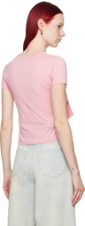 AMBUSH Pink Big Ribbon T-Shirt