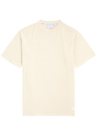 Percival Pointelle Cotton T-shirt Cream