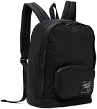 Maison Kitsuné Black Nylon Backpack
