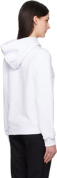 Lanvin White 'Lanvin' Bead Embroidered Hoodie