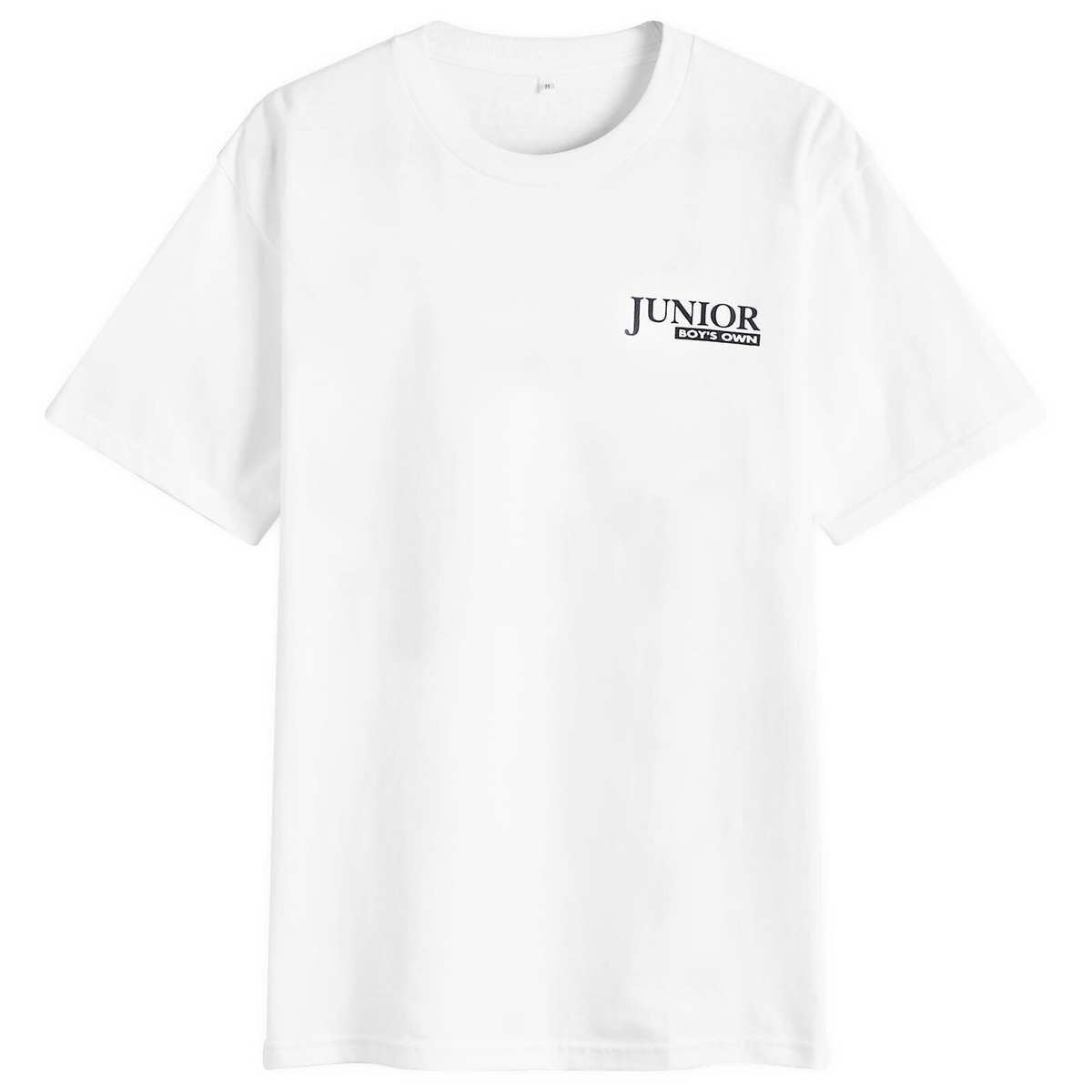 Boys Own Men's Classic Junior Logo Print T Shirt in White