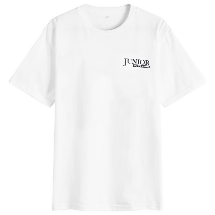 Photo: Boys Own Men's Classic Junior Logo Print T Shirt in White