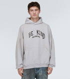 Balenciaga Printed cotton fleece hoodie