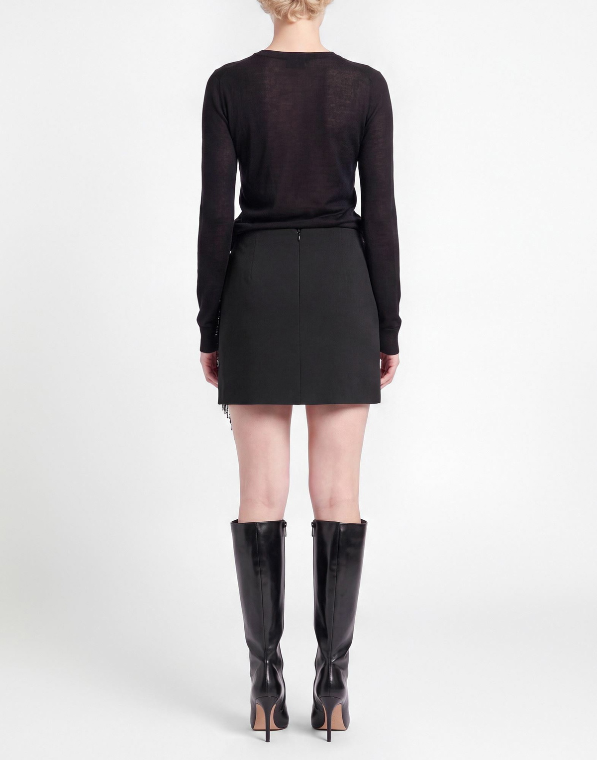 Jucca Womens Mini skirt in Black