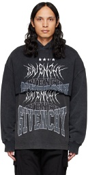 Givenchy Gray Overlapped Hoodie