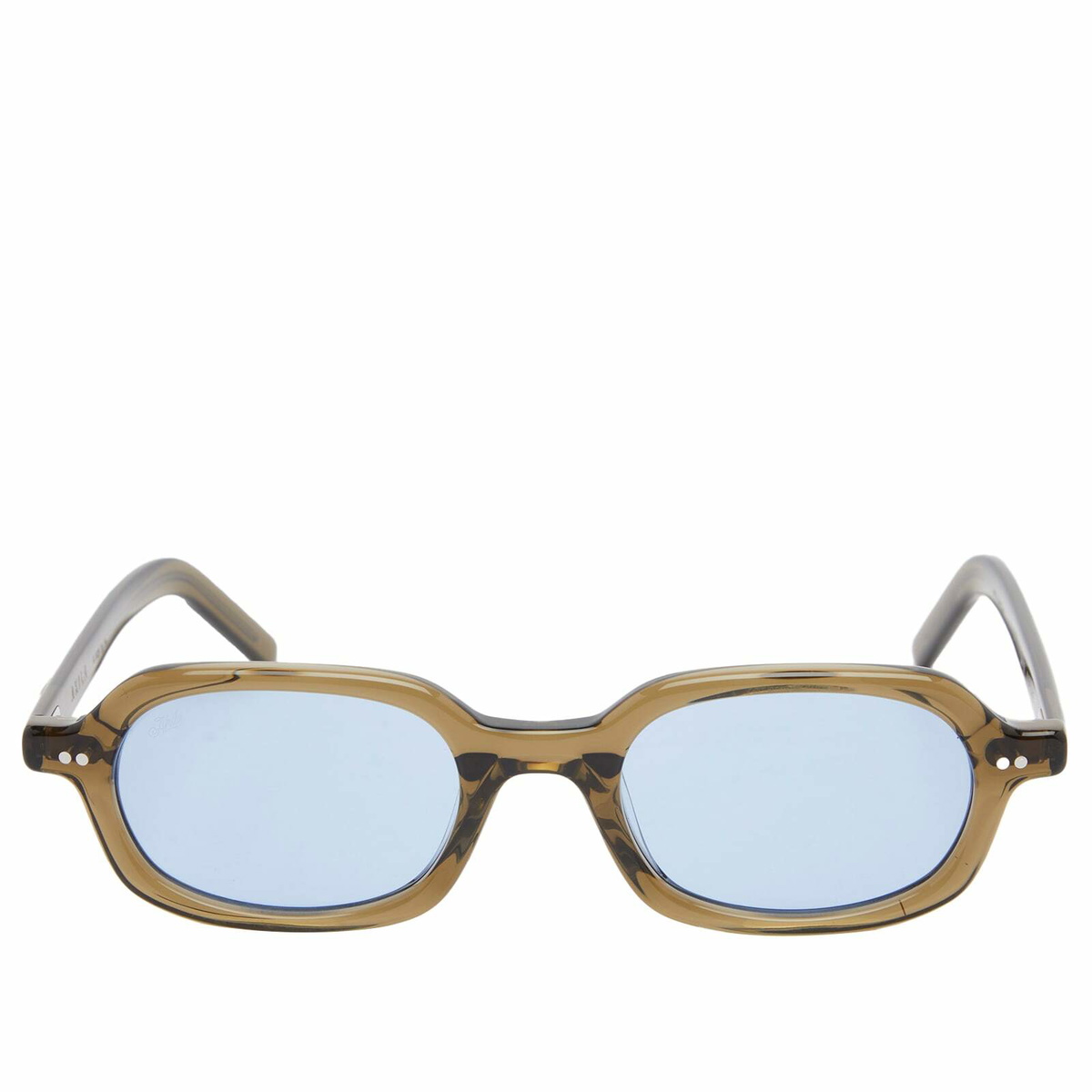 AKILA Psyche Sunglasses in Olive Green/Sky Blue 