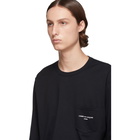 Comme des Garcons Homme Black Logo Long Sleeve T-Shirt