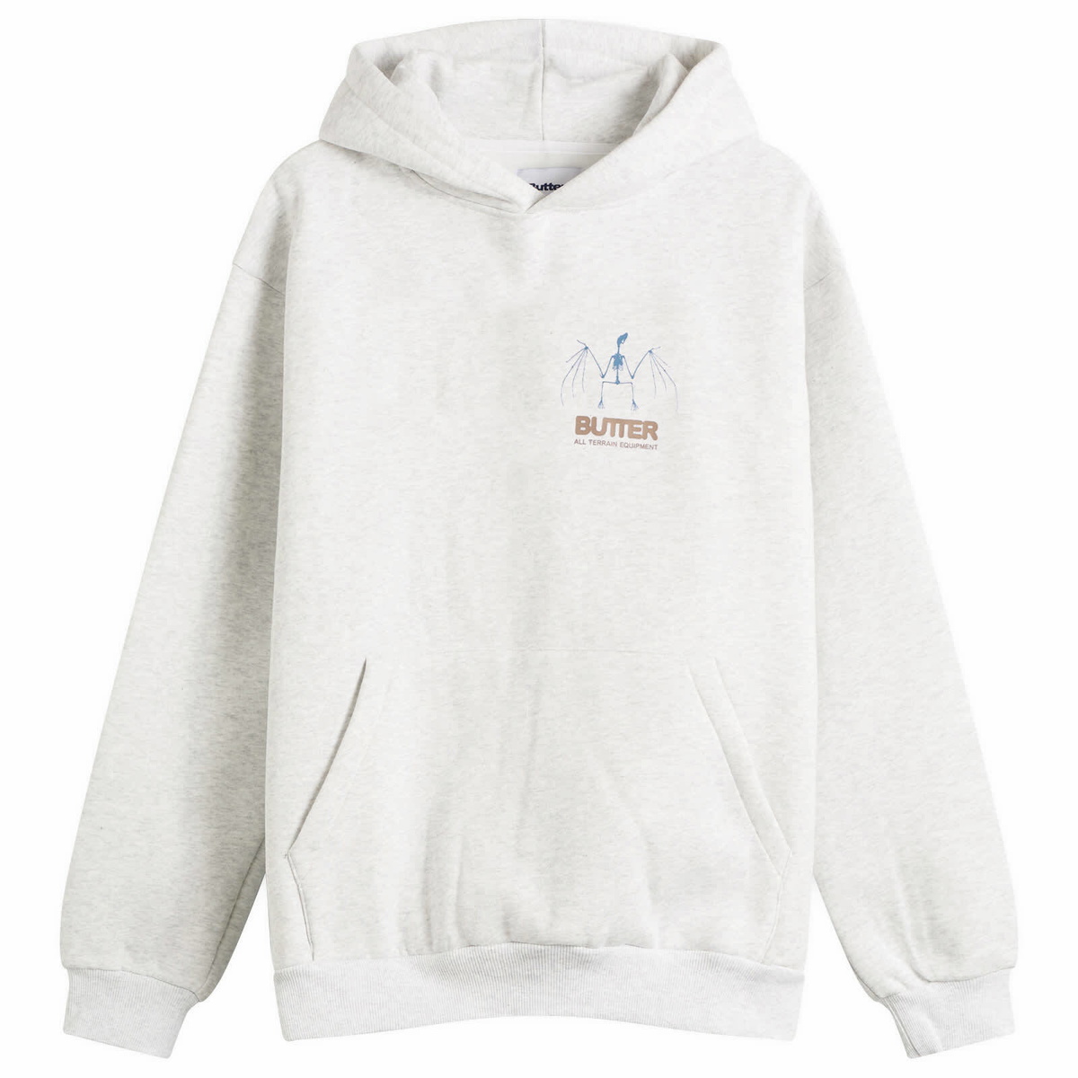 Butter Goods Men's Nocturnal Hoodie in Ash