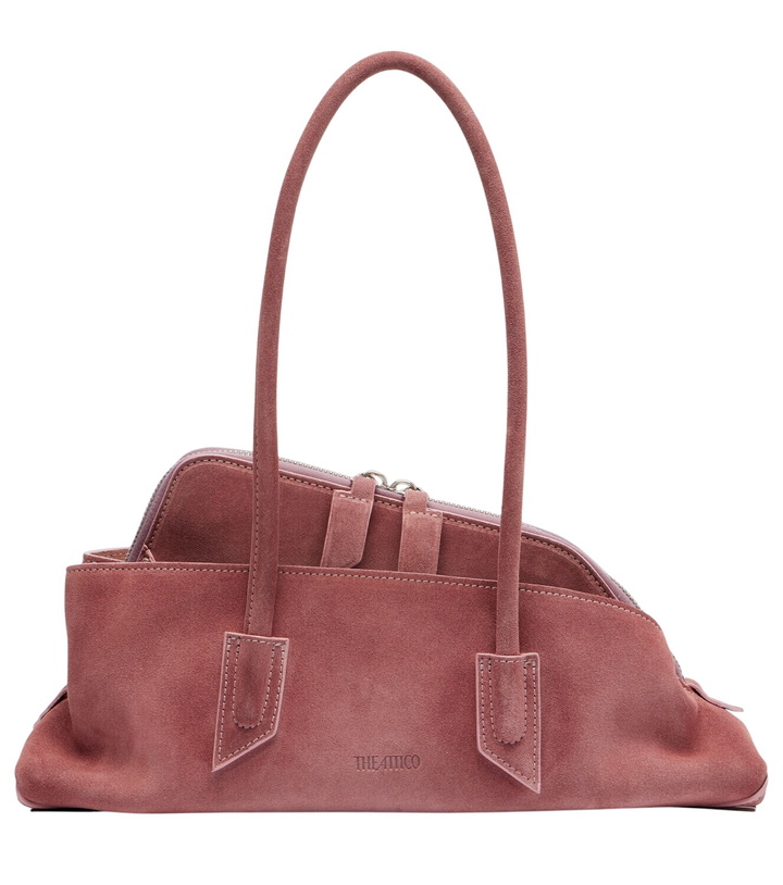 Photo: The Attico La Passeggiata Small suede tote bag