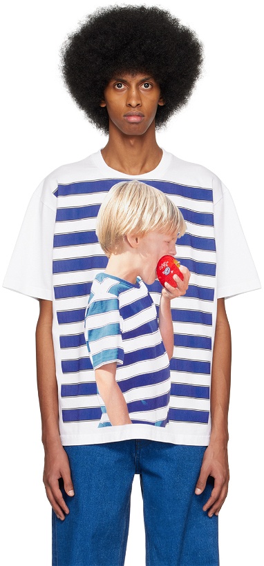 Photo: JW Anderson White Boy With Apple T-Shirt