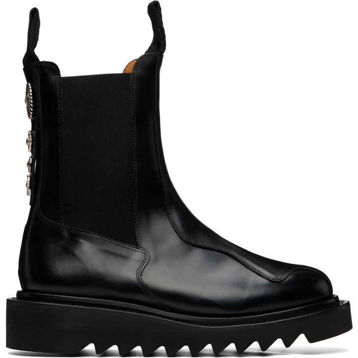 Photo: Toga Virilis SSENSE Exclusive Black AJ1131 Chelsea Boots