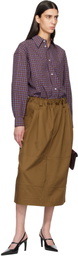 Meryll Rogge Burgundy Classic Shirt