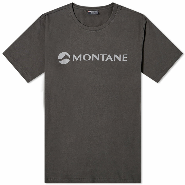 Photo: Montane Men's Mono Logo T-Shirt in Charcoal