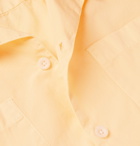 Albam - Harlow Camp-Collar Cotton Shirt - Men - Yellow