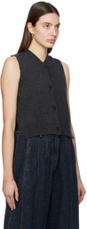 Cordera Gray V-Neck Vest