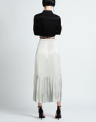 Alessia Santi Womens Midi skirt Light in Green
