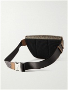 Fendi - Marsupio Monogrammed Coated-Canvas and Leather Belt Bag