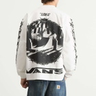 Vans Men's x A.O.D. Hazard Ls T-Shirt in White