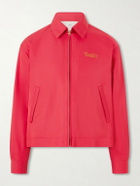 Visvim - Kluane Logo-Embroidered Wool and Silk-Blend Blouson Jacket - Red