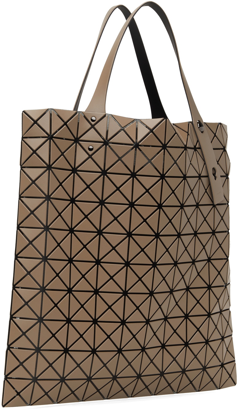 Bao Bao Issey Miyake Brown Matte Prism Tote Bao Bao Issey Miyake