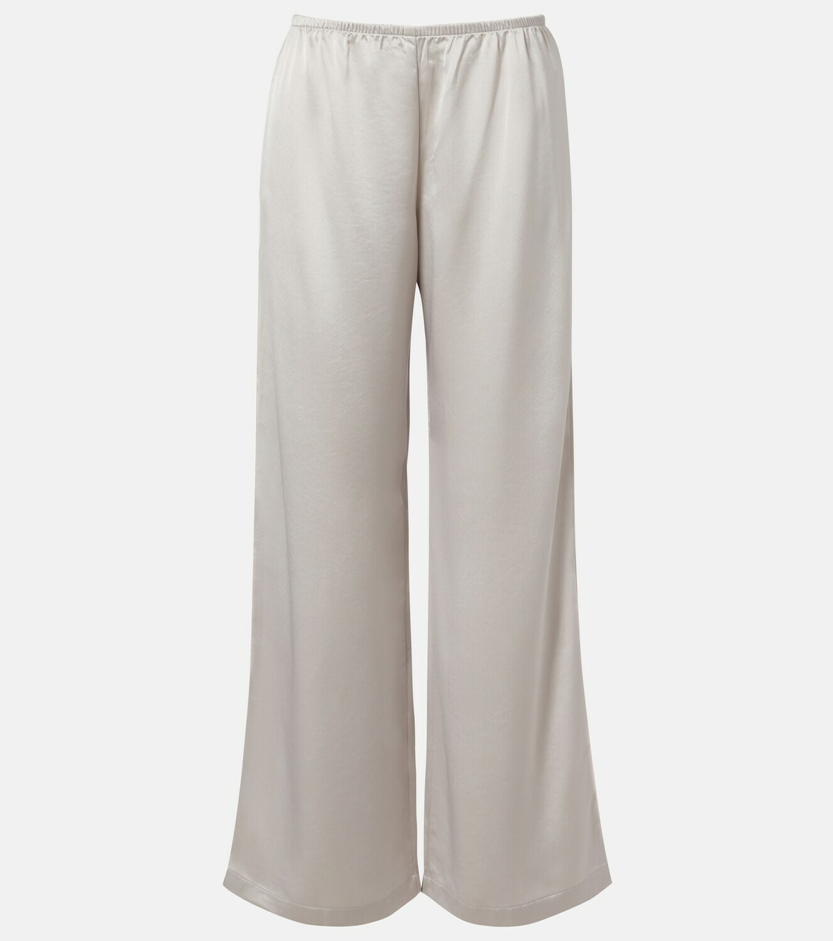 Leset Barb satin wide-leg pants