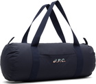 A.P.C. Navy ASICS Edition Gym Duffle Bag