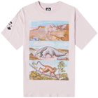 The Trilogy Tapes Men's Thranimal T-Shirt in Pink