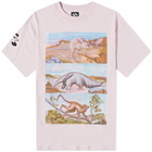 The Trilogy Tapes Men's Thranimal T-Shirt in Pink