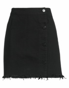 Raf Simons Womens Denim skirt in Black