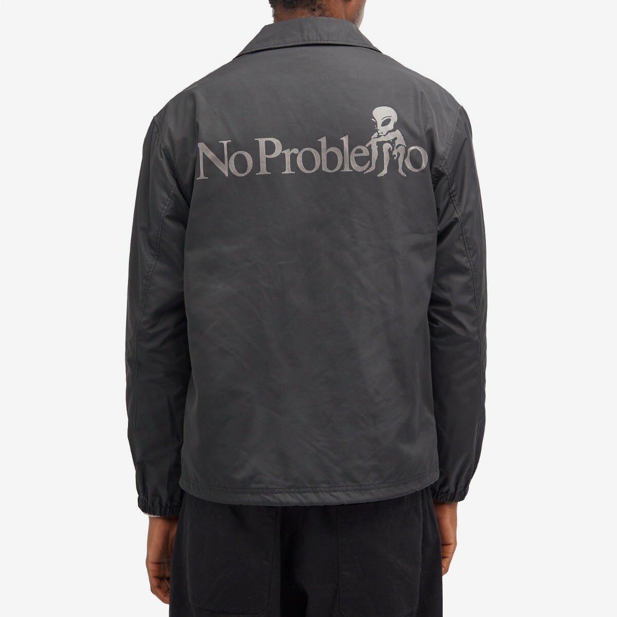 No Problemo Men's Coach Jacket in Black