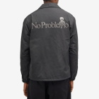 No Problemo Men's Coach Jacket in Black