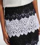 Carolina Herrera Lace midi skirt