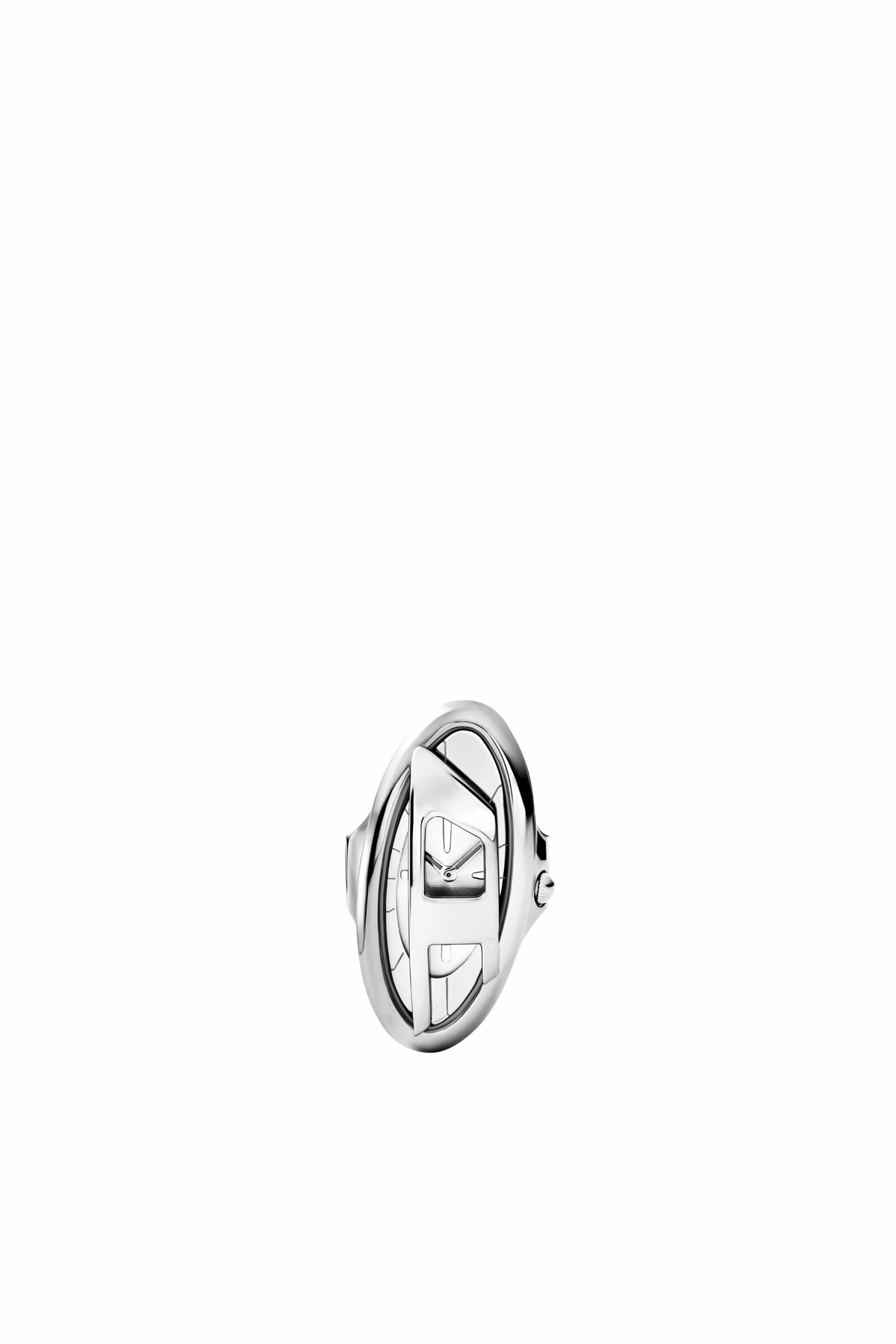 Diesel D-Era stainless steel ring watch - Timeframes Womens in Silver