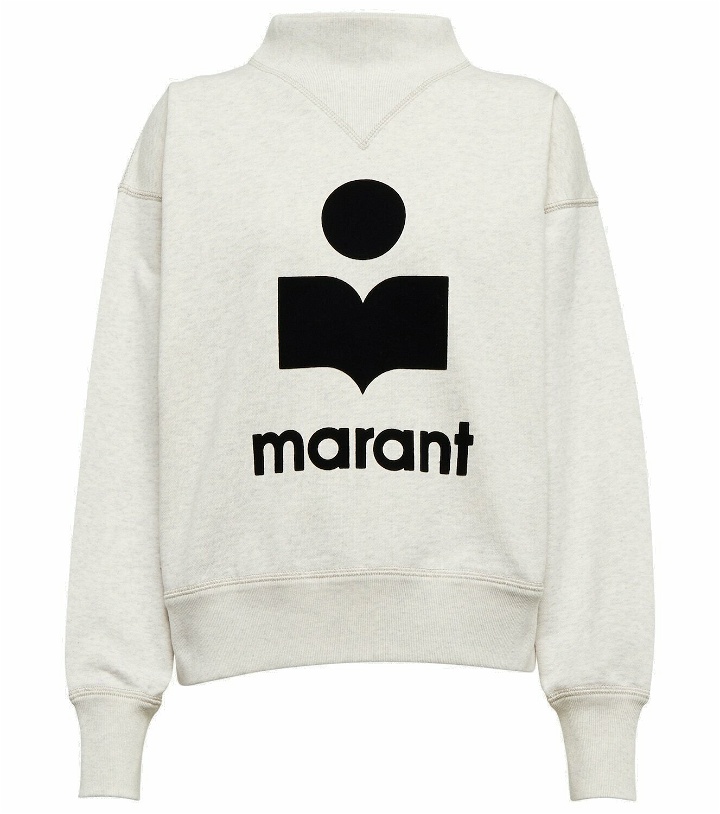 Photo: Marant Etoile Moby mélange-knit cotton-blend sweater