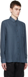 TOM FORD Blue Slim-Fit Shirt