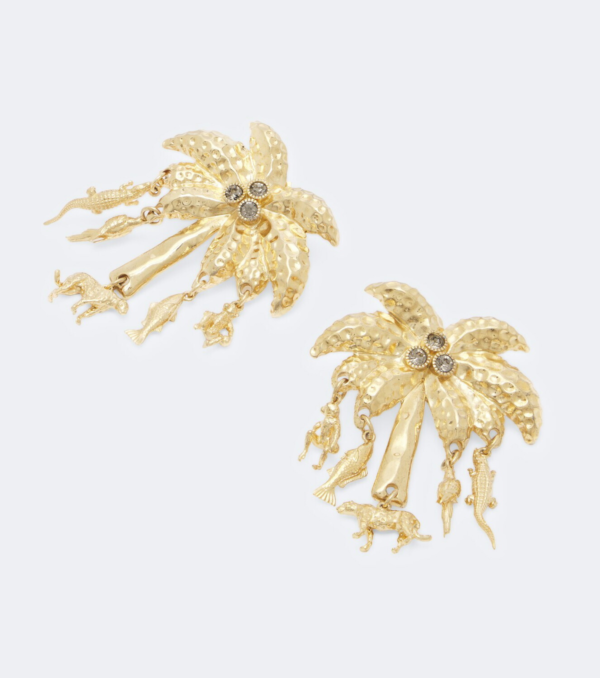 Jacquemus Palmier embellished drop earrings