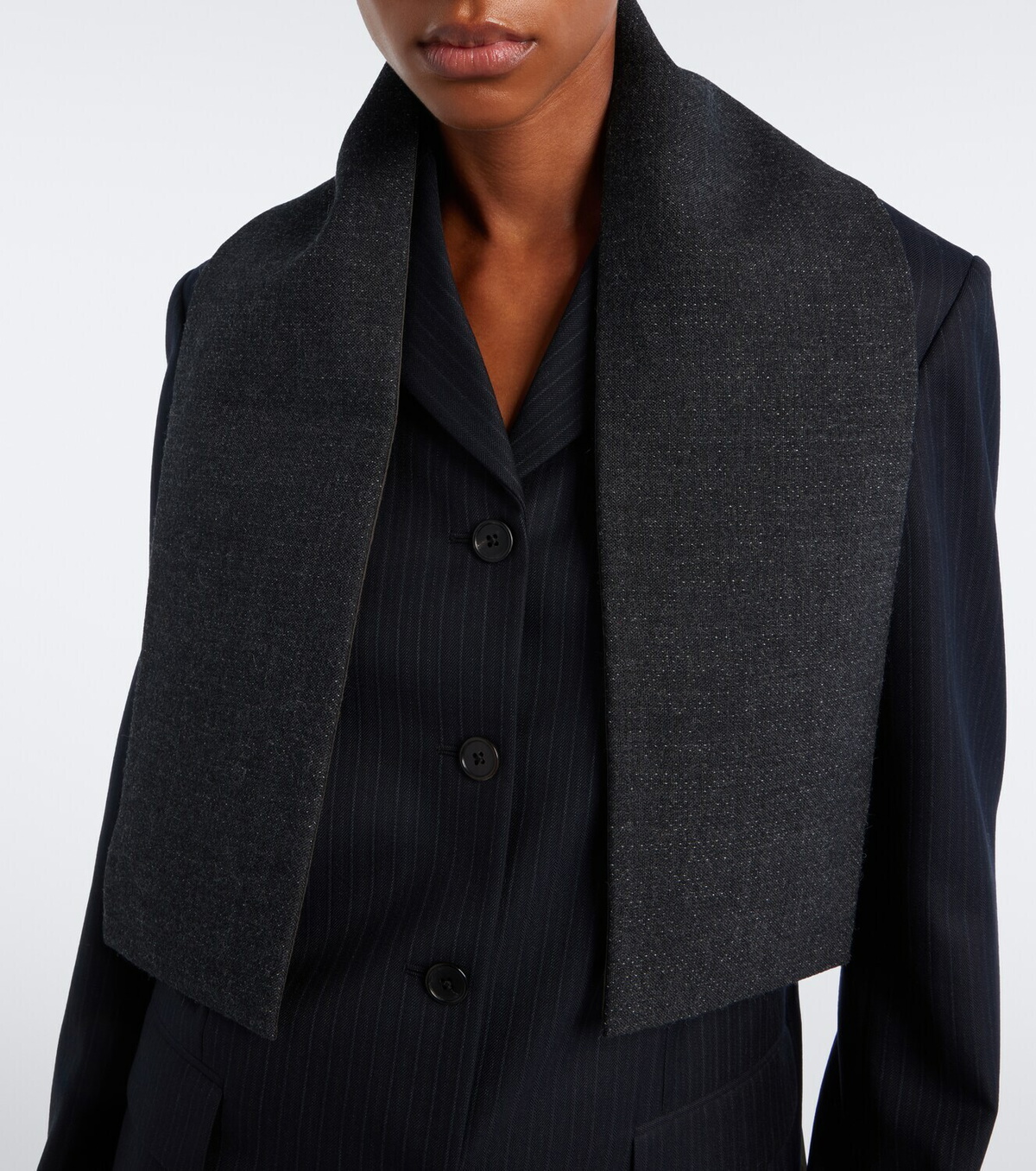 The Row Wool and silk scarf
