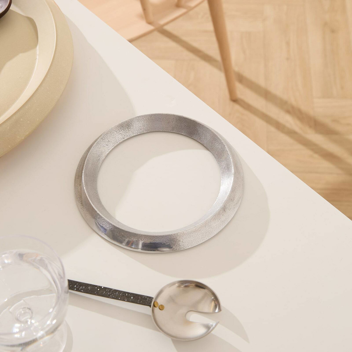 ferm LIVING Levee Trivet in Aluminium 